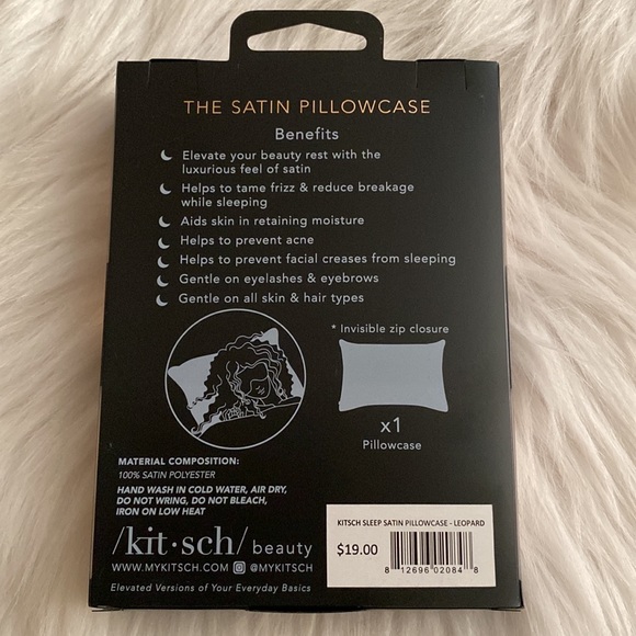 KITSCH Satin pillowcase / leopard - Picture 4 of 6